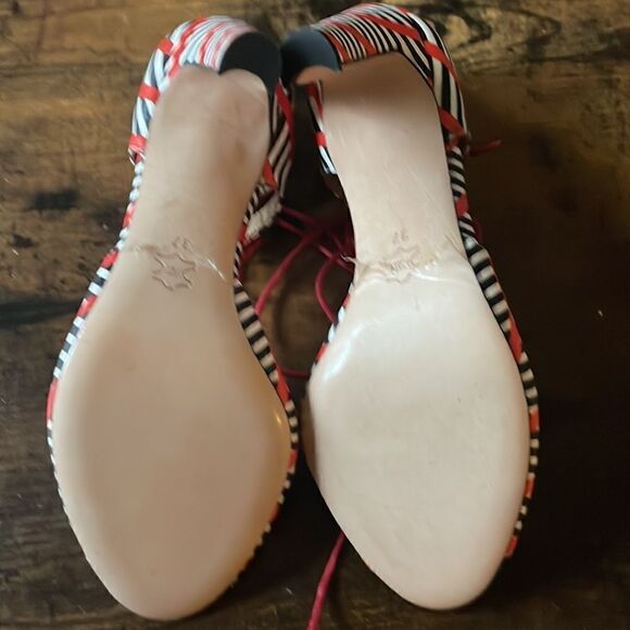 Rue Snob Naviglio  Handmade in Italy Tango Heels Size 7 NWOB - Picture 7 of 10